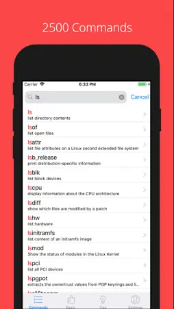 Linux Command Library screenshot 1