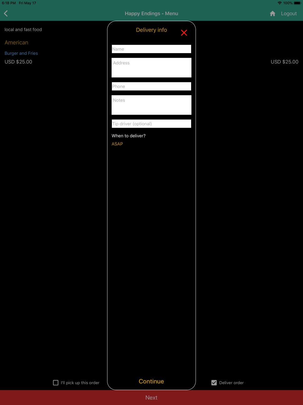 iPad screenshot