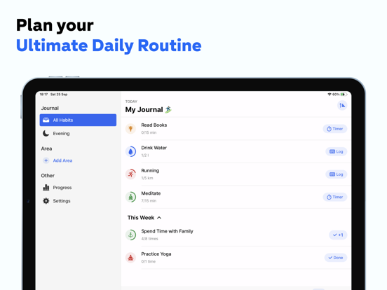 Screenshot #4 pour Habitify: Suivi d'Habitudes