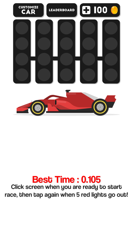 #1. Race Start Test-Formula Reflex (iOS) Bởi: Omer Sina Ceylan