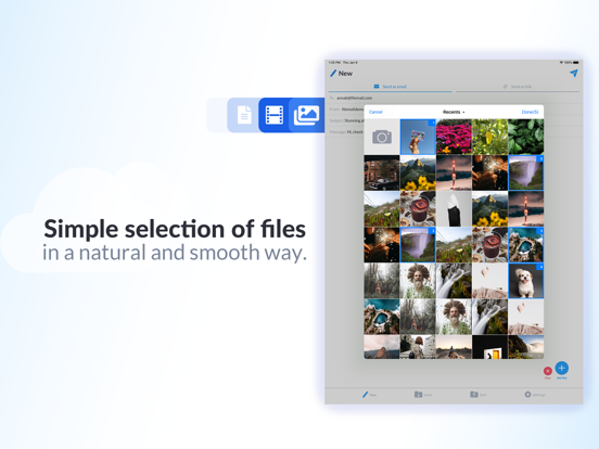 Filemail – File Transfer App iPad screenshot 4 - Productivity app