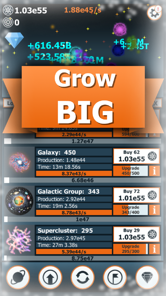 #2. Idle Universe (iOS) 由: Dominik Stallmann