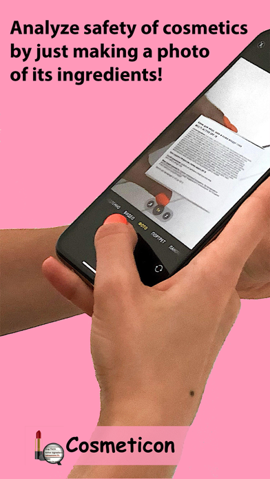 Screenshot #1 pour Cosmeticon - Cosmetic Scanner