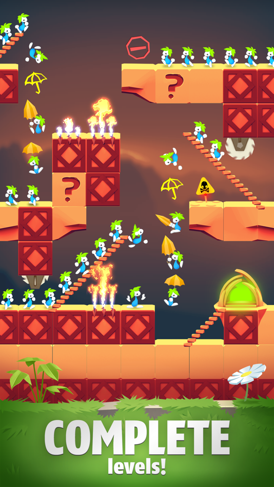 #1. Lemmings: Strategy & Puzzle (iOS) 由: SAD PUPPY