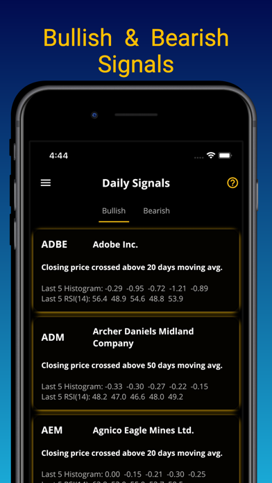 Wall Street Trading Signals AI Screenshot