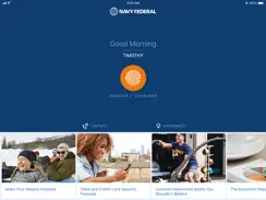 Navy Federal Credit Union iPad image 1