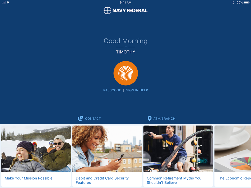 #1. Navy Federal Credit Union (iOS) By: Navy Federal Credit Union