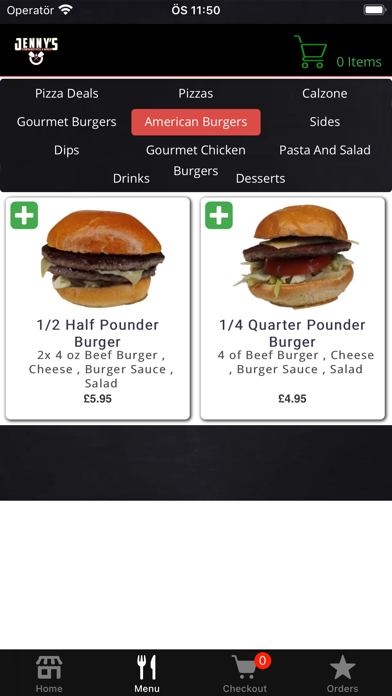 Jennys Pizza and Burger Screenshot