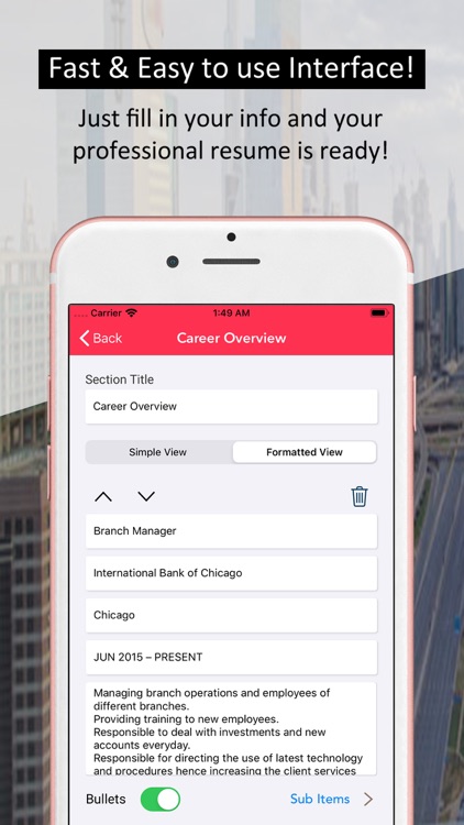 Resume Builder - Job Templates screenshot-3