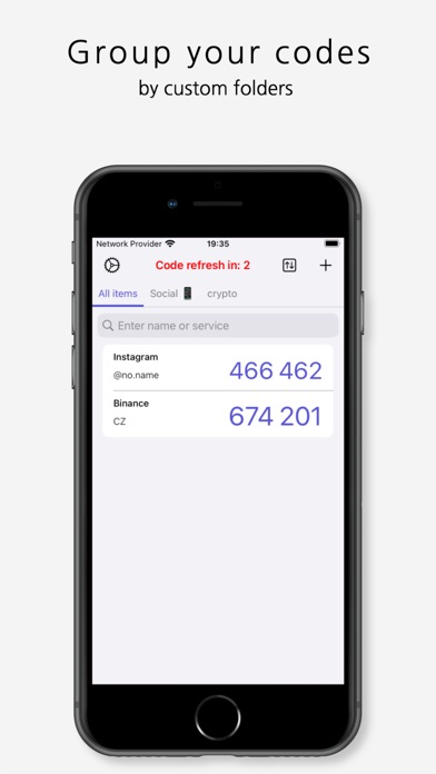 Screenshot #3 pour 2FA: TOTP Authenticator App