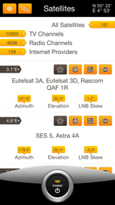 SatFinder Pro Satellite Finder screenshot