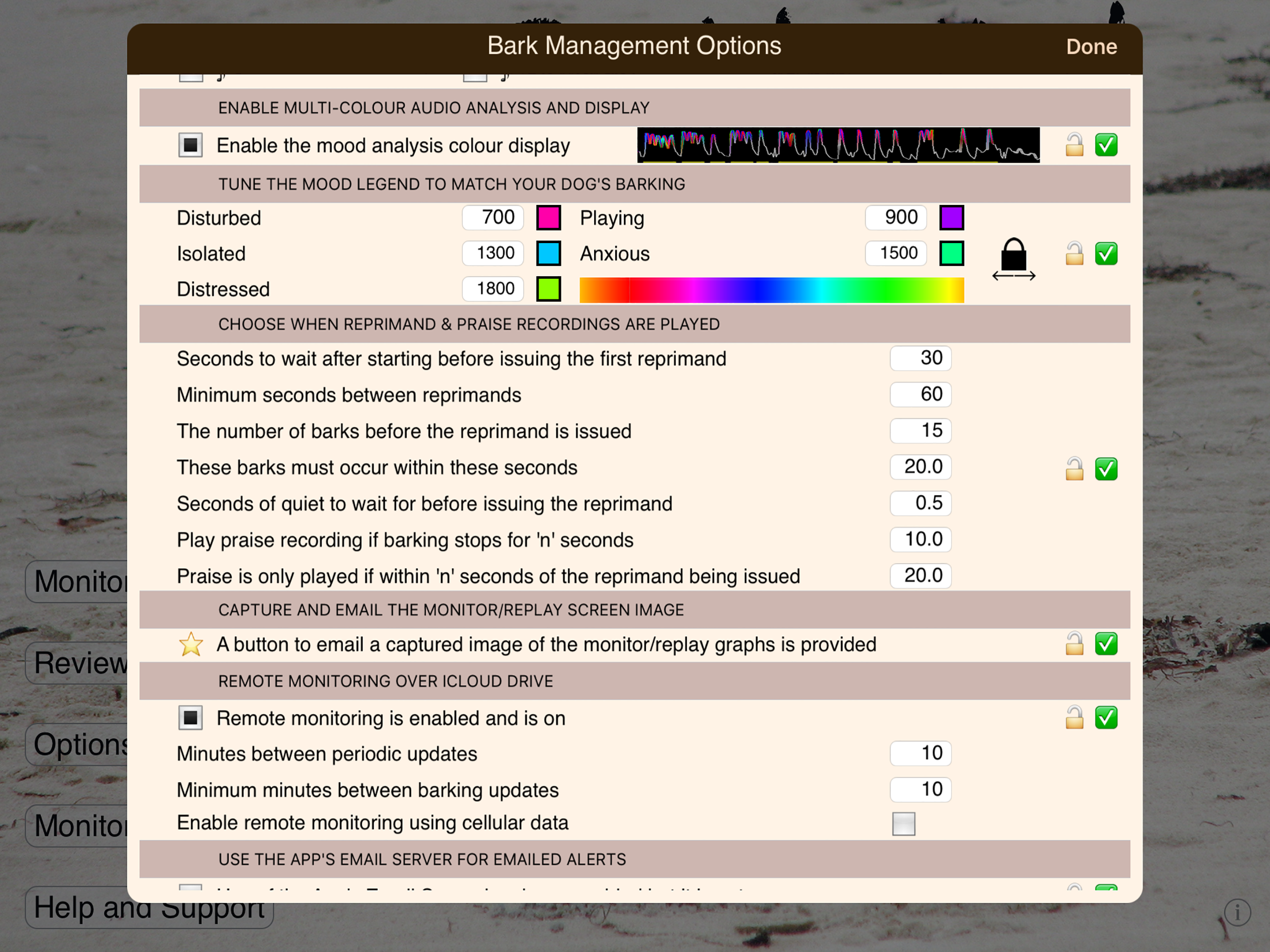Barking Dog Monitor & Control