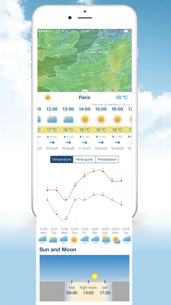 Ventusky: Wetterkarte & Radar Screenshot 3