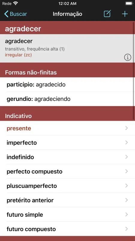 VerbForms Español screenshot 3 of 10