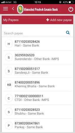 HPGB mBanking screenshot 4
