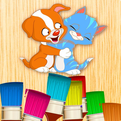 Coloring and painting animals - AppWisp.com