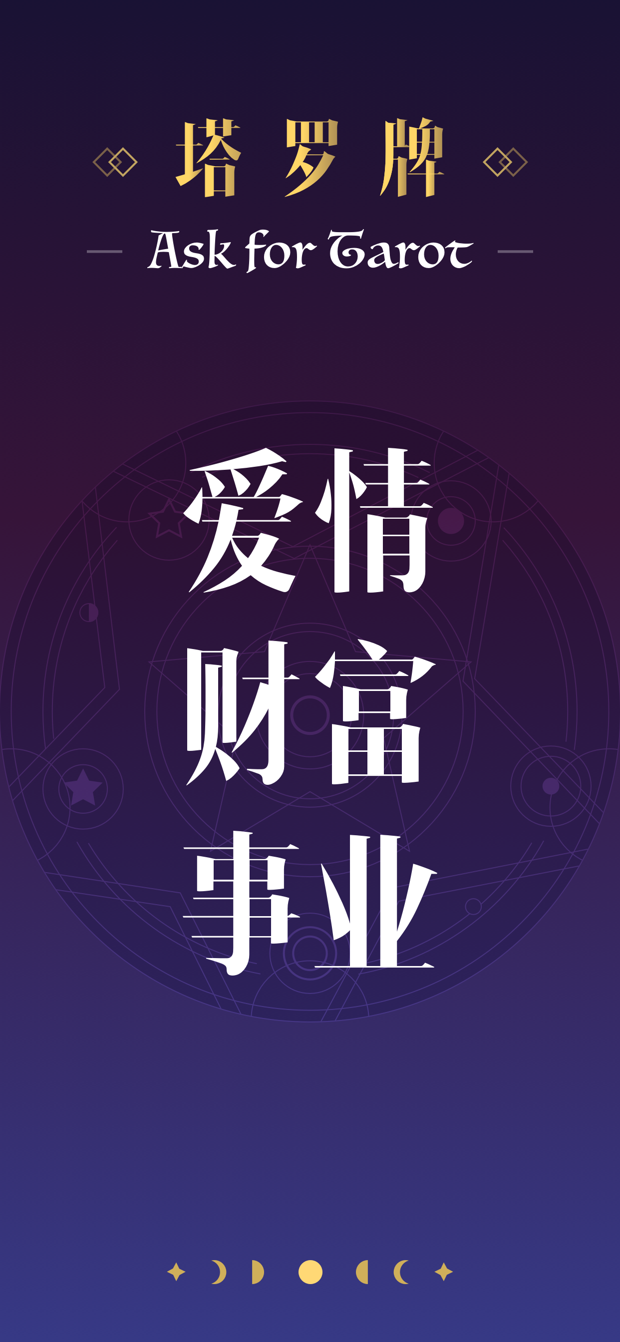 塔罗牌-星座运势情感事业AI占卜测测