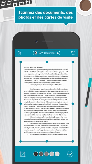 Screenshot #2 pour Scanner Document ~ PDF Scan