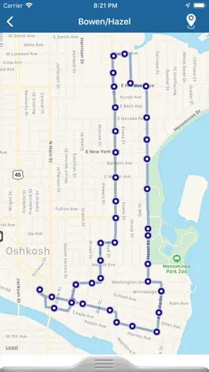 GO Transit Oshkosh screenshot 2