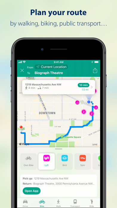 Where To? Search nearby places Screenshot