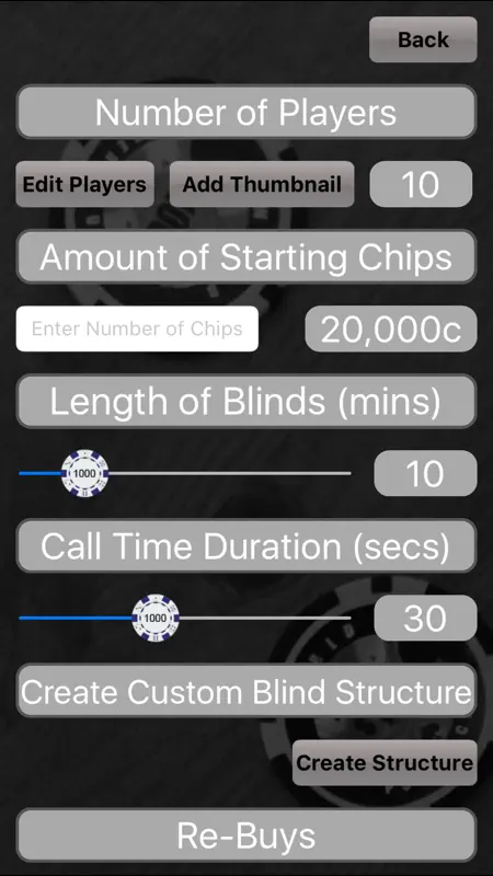 Poker Blinds Timekeeper screenshot 4 of 5