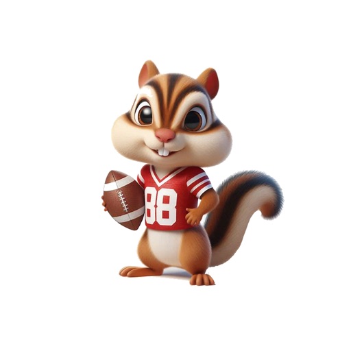 Football Chipmunk Stickers icon