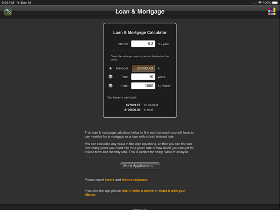 Screenshot #4 pour Loan & Mortgage