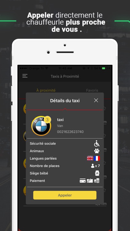 Taxi Proxi : Commander course