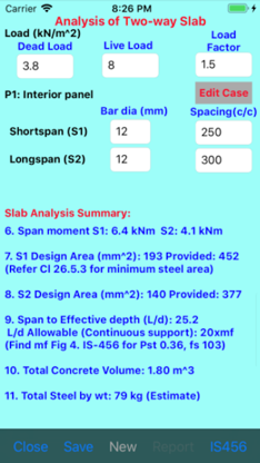 Analysis of RCC Structure screenshot 5
