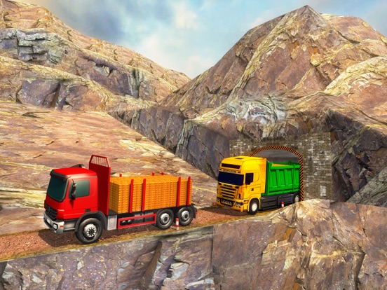 Gold Transporter Truck Drive iPad screenshot