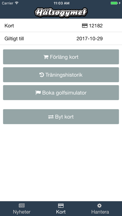 Screenshot #1 pour Hälsogymet