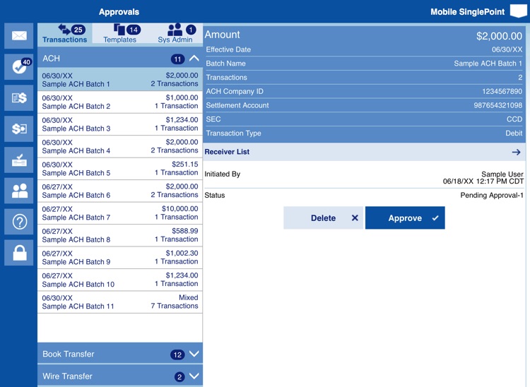 Mobile SinglePoint for iPad