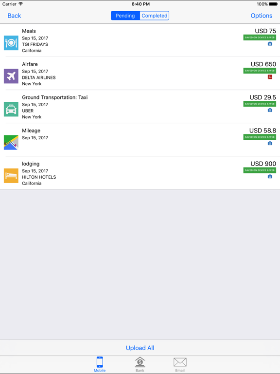Screenshot #6 pour Gorilla Expense Pro