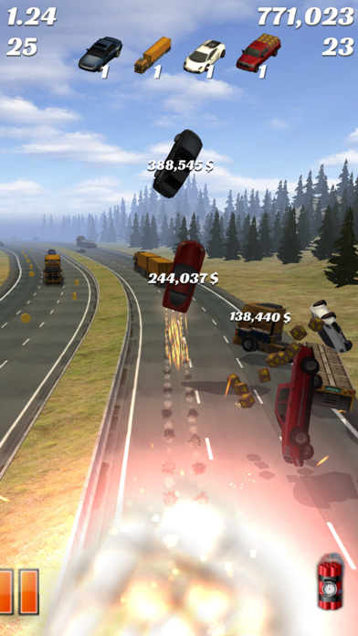 Highway Crash Derby iPhone screenshot 5 - Games app