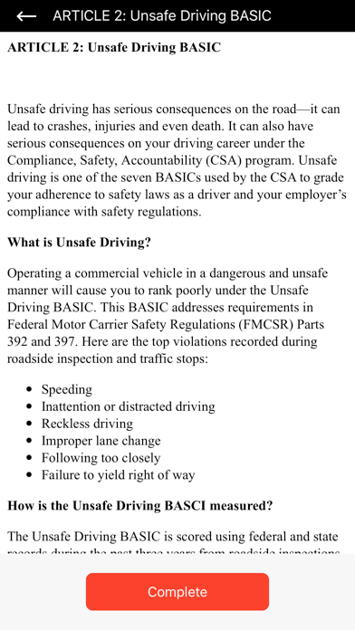 Safety Compliance & Solutions screenshot