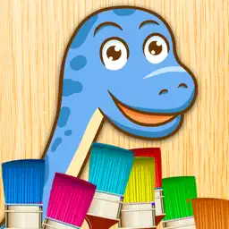 Dinosaurs Coloring Book Game app icon