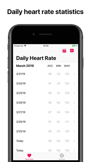 Heart Graph - Visualised Pulse iPhone Screenshot 1