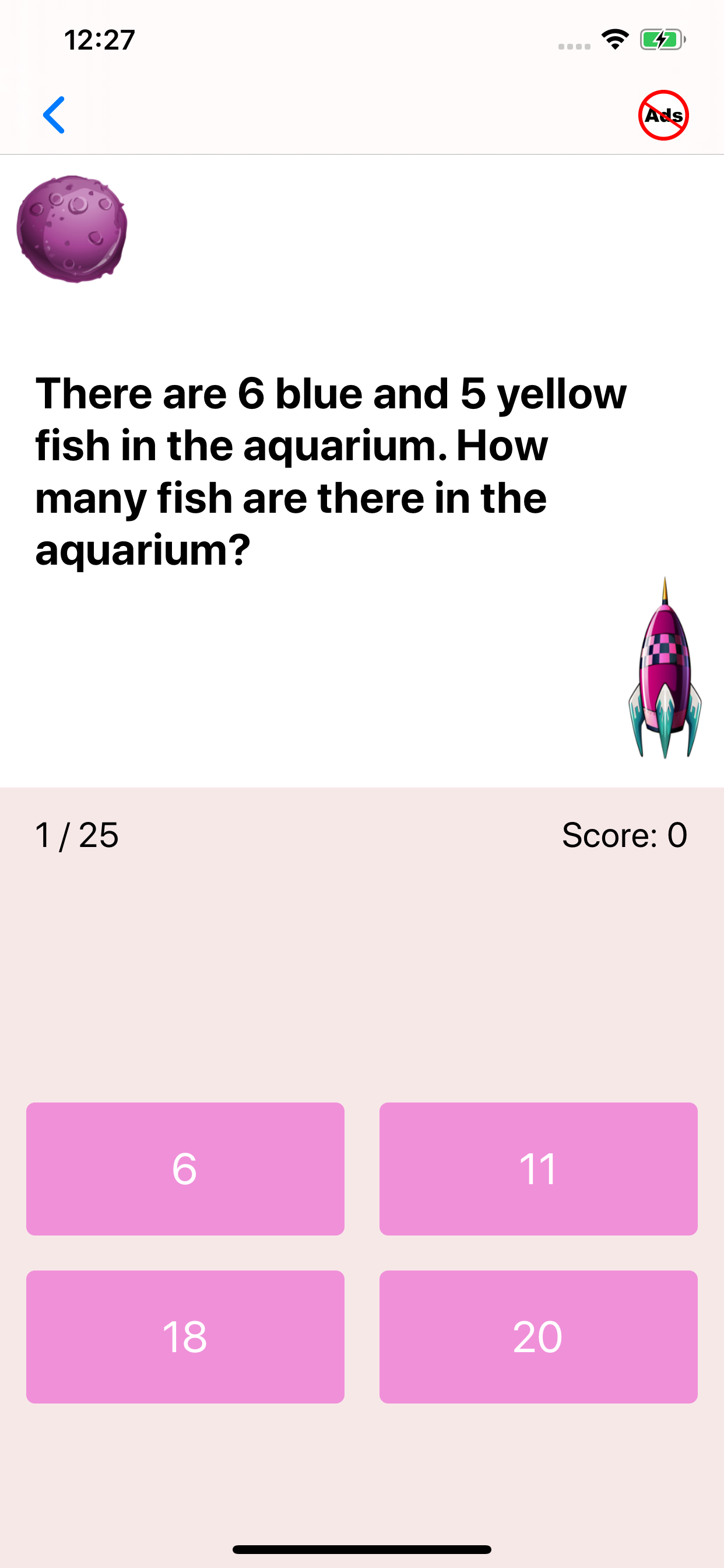 First Grade Math Quiz