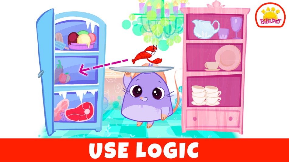 #6. Bibi Toddler Learning Games 2+ (iOS) 由: Bibi.Pet - Toddlers Games - Colors and Shapes