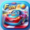 "Kids Fun Car Racing Games" is a delightful and colorful 3D runner game designed for young children to explore a fun and safe driving experience