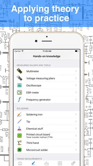 Скриншот Electronic Mate на iPhone 2