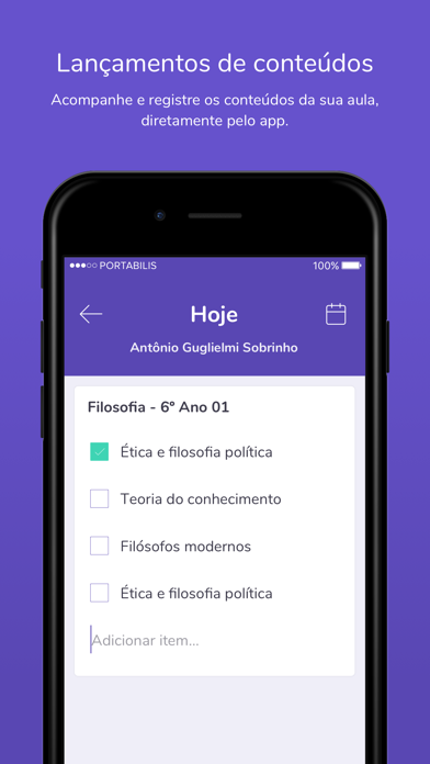 Portabilis Diário Screenshot