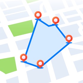 Field Area Measure on GPS Map