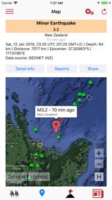 Volcanoes & Earthquakes screenshot