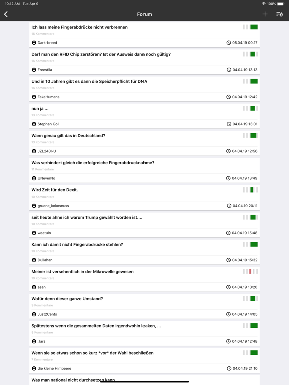 heise online | IT-News iPad screenshot 5 - News app