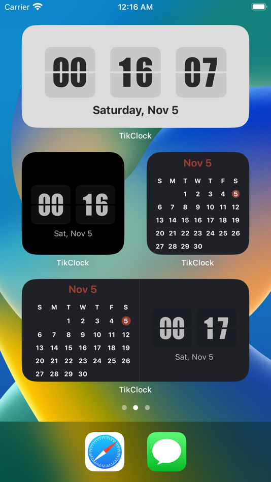 #9. TickClock-Widget flipclock (macOS) 由: 亭 邓