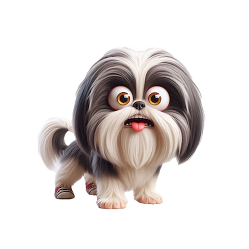 Goofy Shih Tzu Stickers icon