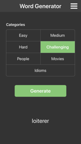AppStash: Word Generator screenshot
