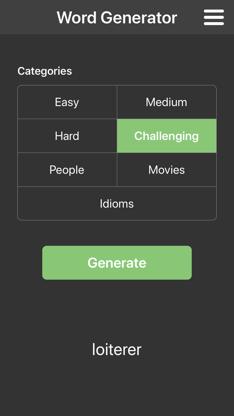 AppStash: Word Generator screenshot 2