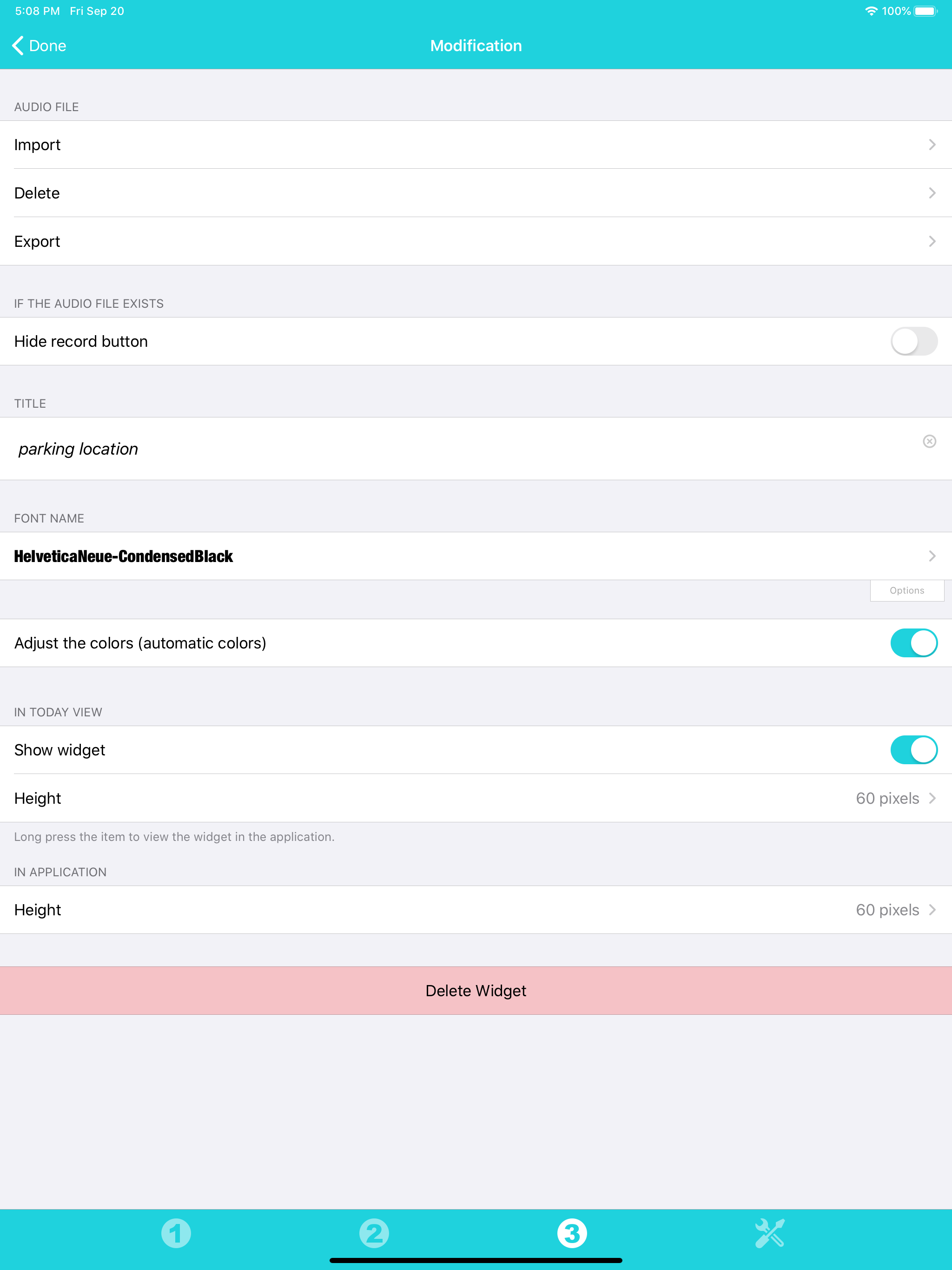 Audio Note Widget screenshot 12